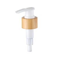 Bouchon à vis en bambou de 28 mm, de luxe, anti-fuite, avec couleur et logo personnalisables pour flacons de lotion