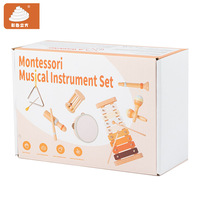 Musical Instrument Neutral Color Musical Toy Montessori Baby Wooden Percussion Instruments Modern Xylophone Music Toys