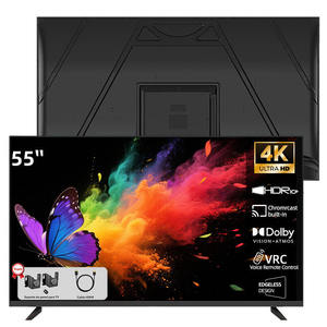 ทีวีสมาร์ทแอนดรอยด์ LED ทนทาน แข็งแรง ขนาด 55-100 นิ้ว 4K UHD ป้องกันแสงสะท้อน สีดำ สำหรับใช้ในบ้าน ดูทีวีทุกวัน เพื่อความบันเทิง - Product Image 2