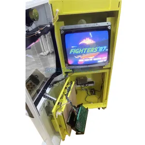 خزانة حلويات صغيرة للاستخدام في الألعاب المتحركة بتصميم أنيق ومصنوعة من قماش عتيق مخصص مع ألعاب Mini-ITX/Mini-DTX/Raspberry Pi/Mister/Pandoras