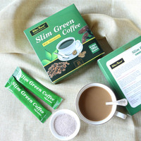 Saludable Delgado Café Verde Hierbas Dieta Control Polvo Pérdida de Peso Adelgazamiento Instantáneo Café Verde Vientre Quema de Grasa