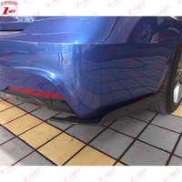 Z-ART 2013-2019 F30 séparateur arrière en carbone pour BMW F30 coin de diffuseur arrière en Fiber de carbone pour BMW série 3 F30