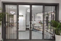 Portes et fenêtres en alliage d'aluminium FIDELIS - Étanches et isolantes thermiquement - Utilisation en extérieur et à l'entrée des salons