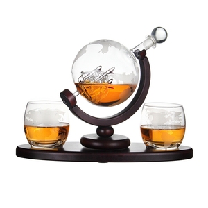 2022 <span class=keywords><strong>en</strong></span> <span class=keywords><strong>ligne</strong></span> Offre Spéciale 28OZ Globe <span class=keywords><strong>en</strong></span> verre carafe à whisky <span class=keywords><strong>en</strong></span> verre avec expédition ancienne. - Product Image 1