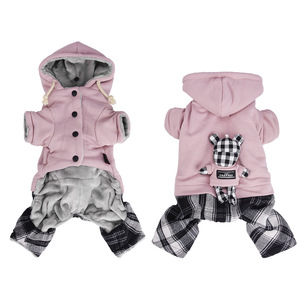 Vêtements d'hiver pour animaux de compagnie, veste en polaire douce pour chien, gilet chaud pour chiot, pyjama pour animaux de compagnie pour <span class=keywords><strong>bouledogue</strong></span> <span class=keywords><strong>français</strong></span>, chihuahua, petits chiens, prêt <span class=keywords><strong>à</strong></span> être expédié - Product Image 3