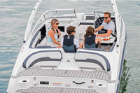 Kinocean Nouveau 19'5 ''en aluminium Drifting Cruiser Yacht Jet Boat Moteur intérieur à vendre