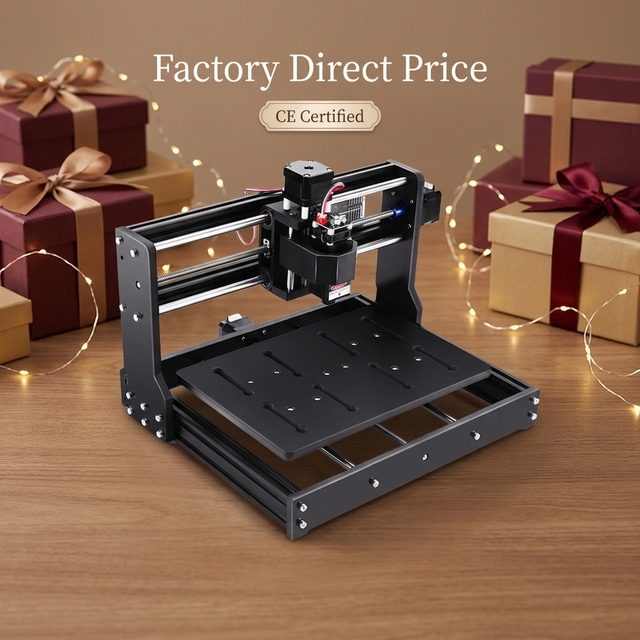 CNC 3020 Pro Desktop 3 Axis Optical High-Accuracy Power Laser Engraving Machine for Wood Paper Glass Stone Slate Bamboo