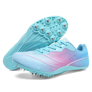 Zapatos de entrenamiento de <span class=keywords><strong>pista</strong></span> y campo para hombres y mujeres jóvenes para <span class=keywords><strong>atletismo</strong></span> y correr deportes diseño de resorte de goma para uñas - Product Image 6