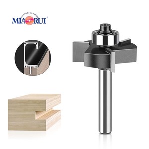 Miaorui bộ cửa hình chữ T chịu lực ba cạnh dao phay góc Thu hải đường dao cắt hợp kim đầu dao cắt rãnh rãnh xẻ rãnh chế biến gỗ - Product Image 4