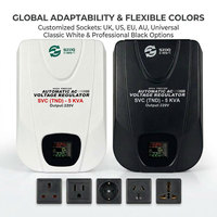 Estabilizador AVR SZDQ TVR 220V 0.5kVA 1kVA 2kVA 3kVA 5kVA Monofásico 6kA MCB 100% Cobre Servo ±3% para Aire Acondicionado y Refrigerador Doméstico