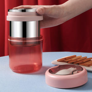 Mini <span class=keywords><strong>Termo</strong></span> para Comida, Recipiente Portátil para Sopa, Yogur, Acero Inoxidable al Vacío, Taza para Desayuno, Leche y Papilla - Product Image 2