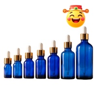 Vente en gros d'usine - Flacons compte-gouttes en verre transparent de 5 ml/10 ml/30 ml avec bouchon à vis pour huile essentielle et sérum cosmétique