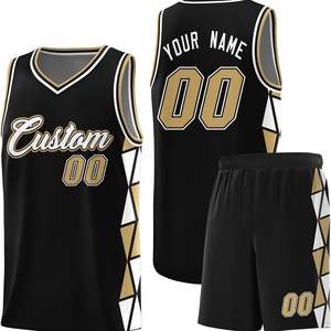 Maillots de basket-ball unisexes sans manches personnalisés, vintage, prêts pour les matchs, en spandex/coton, antibactériens, anti-transpiration, pour équipes - Product Image 5