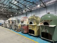 Four à pizza rotatif de grande capacité pour restaurant professionnel, four à pizza au gaz pour quatre pizzas