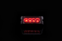 Rojo azul ámbar blanco verde 4 LED 12W estroboscópico emergencia LED montaje en superficie lámpara señal Dash Flash luz para vehículos