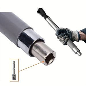 有现货的加长棘轮扳手，带可拆卸适配器 无线冲击扳手延长杆 汽车维修棘轮扳手 - Product Image 3