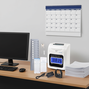 Reloj de tiempo digital Yt1810 con escáner de huellas dactilares para uso en oficinas y escuelas - Product Image 2