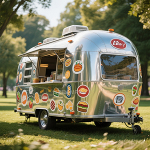 Remolque de Comida Rápida Móvil Pequeño para la Industria del Café en Camiones Europeos 2025, para Pizza - Product Image 2