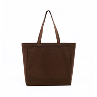 Sac fourre-tout en toile de coton uni, écologique, recyclable, imprimé avec un logo personnalisé, pour un usage quotidien, pour les cadeaux, les courses, avec une longue poignée