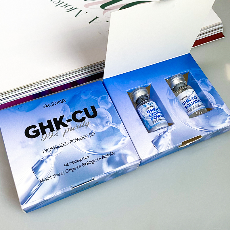 Лиофилизированный порошок синий медный пептид CHK-CU порошок для восстановления укрепляющей сыворотки для уменьшения акне пептид для восстановления волос на коже головы B