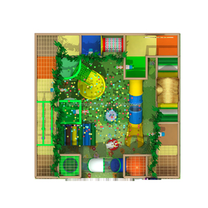 Petit espace de jeu d'intérieur souple pour enfants, facilement pliable et à assembler, idéal pour un restaurant et un café, nouveau modèle - Product Image 5