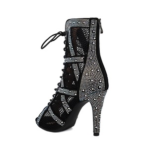 Zapatos <span class=keywords><strong>de</strong></span> <span class=keywords><strong>Baile</strong></span> <span class=keywords><strong>Latino</strong></span> con Diamantes para Mujer, Tacones Altos, Zapatos <span class=keywords><strong>de</strong></span> <span class=keywords><strong>Baile</strong></span> <span class=keywords><strong>de</strong></span> Jazz para Exteriores, <span class=keywords><strong>Botines</strong></span> <span class=keywords><strong>de</strong></span> Malla para Adultos - Product Image 3