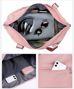 Bolsa de <span class=keywords><strong>Viaje</strong></span> Ligera de Tela Oxford Personalizada para Mujer, Bolsa de <span class=keywords><strong>Viaje</strong></span> Portátil de Gran Capacidad para Viajes Cortos y Fitness - Product Image 2