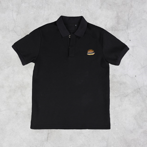 Camiseta Deportiva de Lujo para Hombre, Lisa, con Logotipo Personalizado Serigrafiado, Mezcla de Poliéster/Algodón, Negra, Talla Grande, Informal - Product Image 2