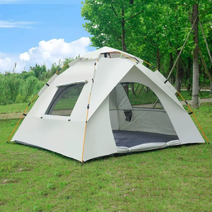 Tente de camping automatique à ouverture rapide pour 2 personnes, personnalisée, en Oxford, pour l'extérieur, une chambre, quatre saisons, pour 3-4 personnes, plage - Product Image 3
