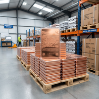 Barre ronde en cuivre pur de qualité investissement 999, bloc de 1 kg, services de soudage et de cintrage