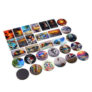 Imán Decorativo Cuadrado para Refrigerador de Nassau, Bahamas, con Diseño de Lago Azul, Playa, Flamingo, Recuerdo Coleccionable - Product Image 5