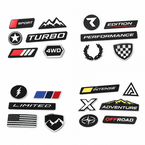 Sports Style 3D Chrome ABS Plastic Car Emblem Custom Nameplate <strong>Auto</strong> Badge for 3M Adhesive Exterior <strong>Decoration</strong> <strong>Decal</strong> - Product Image 5