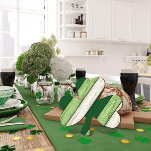Adorno para el Hogar del Día de San Patricio, Colgante de Madera con Tréboles Irlandeses para Decoración de Fiestas, Venta al Por Mayor, Nueva Llegada - Product Image 6