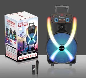 กล่องลำโพงกลางแจ้งพร้อมไมโครโฟนไร้สายลำโพงขนาด<span class=keywords><strong>ใหญ่</strong></span>สำหรับดีเจปาร์ตี้กันน้ำในสวน - Product Image 2