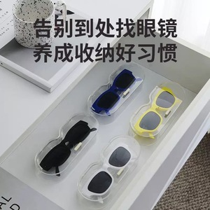 Boîte de rangement murale pour lunettes, en acrylique transparent, pour l'affichage et le rangement des lunettes et des lunettes de soleil - Product Image 5