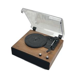 Haut-parleur rétro créatif avec lecteur de disques vinyles intégré, usinage CNC, cadeau d'anniversaire - Product Image 1