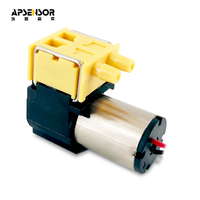 Pompe d'échantillonnage de gaz portable AP03065, pompe à air à micro-diaphragme pour la surveillance environnementale et les dispositifs médicaux, 0,65 L/min, 40 Kpa