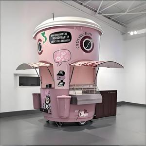 Carro de comida móvil totalmente equipado Remolque de comida rápida de serpiente de acero inoxidable con equipo para la venta - Product Image 4