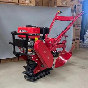 Mini <span class=keywords><strong>motoculteur</strong></span> rotatif à essence 212cc 4 temps, <span class=keywords><strong>petit</strong></span> cultivateur de jardinage pour serre et champ de légumes - Product Image 6