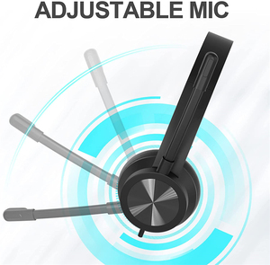 <span class=keywords><strong>Auriculares</strong></span> USB con Cable <span class=keywords><strong>para</strong></span> colocar sobre las Orejas, con Micrófono con Cancelación de Ruido, <span class=keywords><strong>Auriculares</strong></span> <span class=keywords><strong>para</strong></span> Computadora Portátil y PC, <span class=keywords><strong>Auriculares</strong></span> Estéreo con Cable USB - Product Image 3