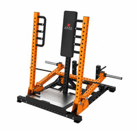 FEIFANHONGYU Appareil de musculation commercial à charge libre, Rameur multi-positions avec bras oscillant et siège réglable, pour l'entraînement de la colonne vertébrale