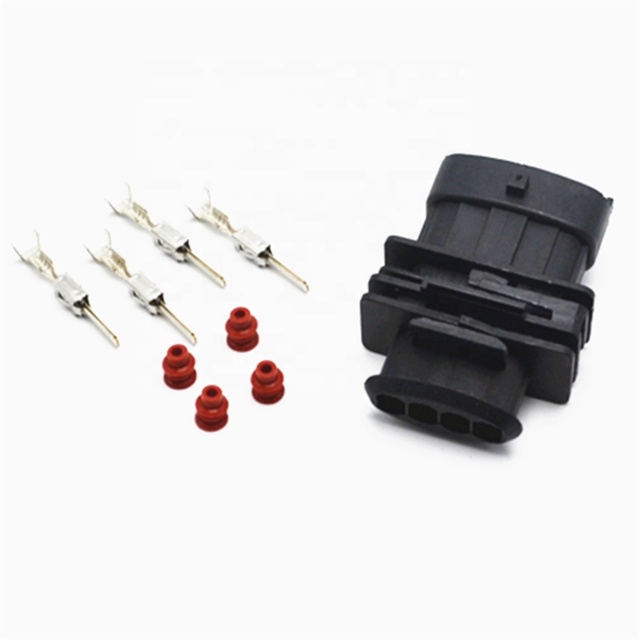 1928403453 Boschs 4 Pin Auotmotive Male Electrical Plug Connectors