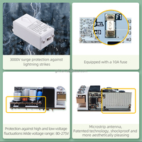 10A Mini Tuya Smart Wall Lights Switch Wifi Switch Smart Life App Télécommande pour Alexa Google Home Slimme Schakelaar