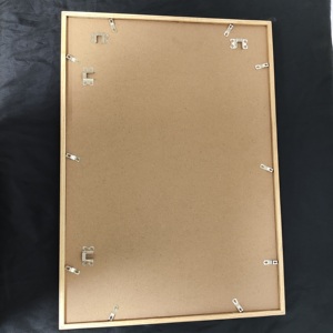 Chất lượng cao hiện đại A2 gỗ hình ảnh khung <span class=keywords><strong>Set</strong></span> 16 Mét Độ dày hẹp cạnh tro gỗ màu sắc cho trang trí nội thất - Product Image 3