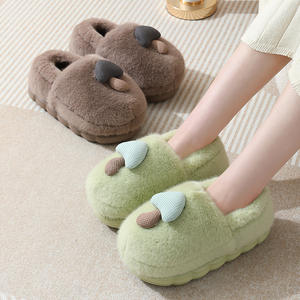 Chaussons d'intérieur pour femmes 2024 à talon épais, doux et confortables pour l'hiver, semelle extérieure en EVA amortissante pour l'été et l'automne - Product Image 3