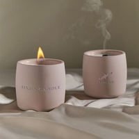 Lilin Aroma Keramik Dekoratif AIKUN, Lilin Aroma Tahan Lama Buatan Tangan untuk Kamar Tidur Grosir