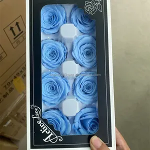Grade Best Quality China Real Natural Eternal Forever Immortal Flower Head Preserved Roses