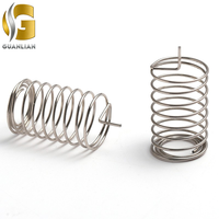 Vente directe d'usine Guanlian, petite ressort de compression en acier inoxydable, diamètre du fil 0,05-6,0, ressort hélicoïdal industriel, pièce non standard