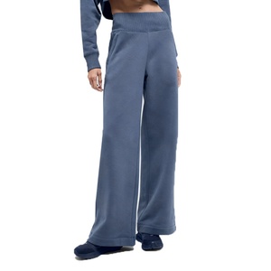 Pantalones de Yoga de Pierna Ancha y Cintura Media para Mujer, Cintura Elástica, Ajuste Regular, Spandex/Nailon, Ropa Deportiva para Primavera - Product Image 5