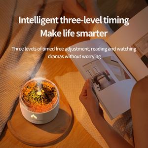 Difusor de Aromas Portátil de Mesa para el Hogar, Difusor de Aceites Esenciales Creativo con Llama de Volcán, Difusor de Perfume Colorido - Product Image 5